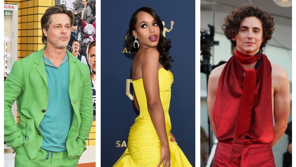 Celebrities wearing Pantone's spring 2023 color trends