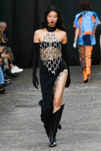 Runway at David Koma RTW Spring 2023 on September 18, 2022 in London