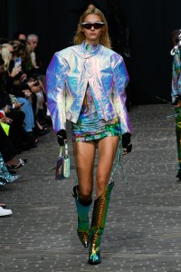 Runway at David Koma RTW Spring 2023 on September 18, 2022 in London