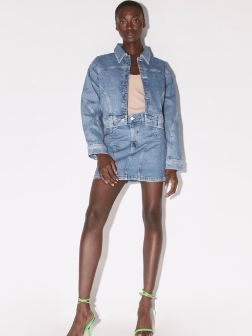 Utility, embroidery and neutral colors were key denim trends at Coterie.