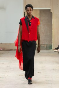Runway at FASHION EAST Jawara Alleyne RTW Spring 2023 on September 16 2022 in London