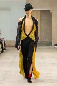 Runway at FASHION EAST Jawara Alleyne RTW Spring 2023 on September 16 2022 in London