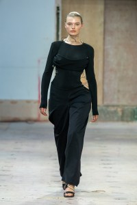 Runway at FASHION EAST Karoline Vitto RTW Spring 2023 on September 16 2022 in London