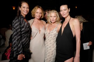 Christy Turlington, Amber Valletta, Kate Moss and Shalom Harlow