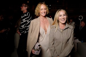 Amber Valetta and Sarah Jessica Parker
