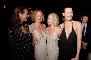 Christy Turlington, Amber Valletta, Kate Moss and Shalom Harlow.