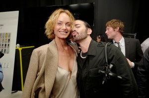 Amber Valletta and Marc Jacobs