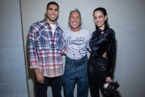 Achraf Hakimi,  Isabel Marant andHiba Abouk