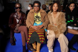 Noémie Lenoir , Anok Yai and Gabriella Karefa-Johnson