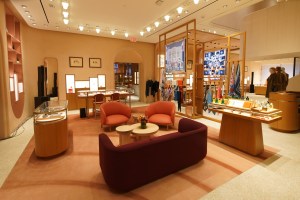 Inside the new Hermes flagship on Madison Avenue in New York City.