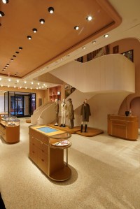 Inside the new Hermes flagship on Madison Avenue in New York City.