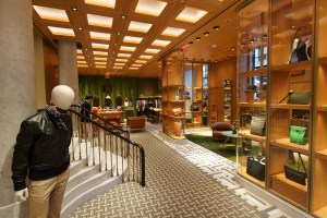 Inside the new Hermes flagship on Madison Avenue in New York City.