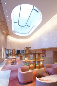 Inside the new Hermes flagship on Madison Avenue in New York City.