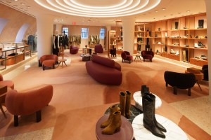 Inside the new Hermes flagship on Madison Avenue in New York City.