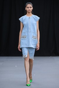 Runway at Huishan Zhang  RTW Spring 2023 on September 17, 2022 in London