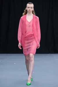 Runway at Huishan Zhang  RTW Spring 2023 on September 17, 2022 in London