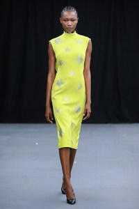 Runway at Huishan Zhang  RTW Spring 2023 on September 17, 2022 in London