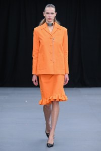 Runway at Huishan Zhang  RTW Spring 2023 on September 17, 2022 in London