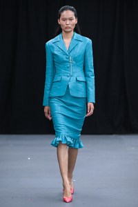Runway at Huishan Zhang  RTW Spring 2023 on September 17, 2022 in London