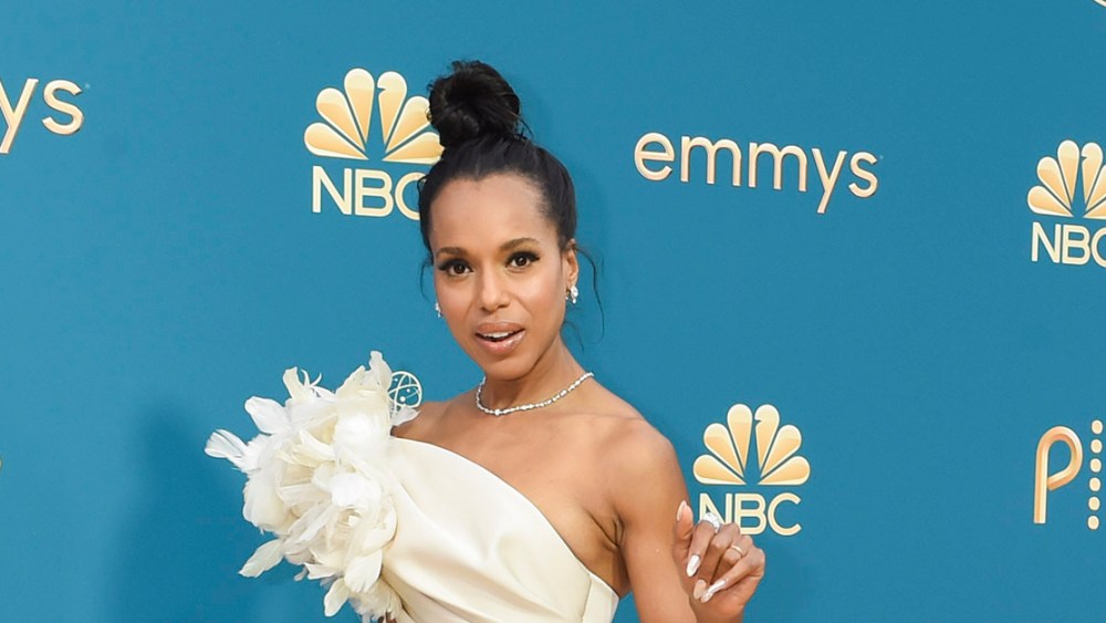 Kerry Washington attends the 74th Primetime Emmy Awards at Microsoft Theater on September 12, 2022, in Los Angeles, California.