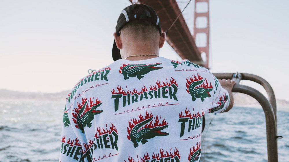 Lacoste x Thrasher collaboration