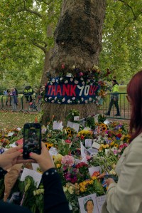 London's tributes to the Queen