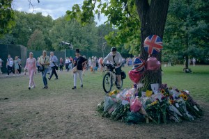 London's tributes to the Queen