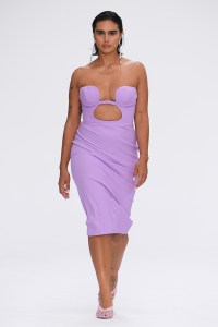 Runway at Nensi Dojaka RTW Spring 2023 on September 18, 2022 in London