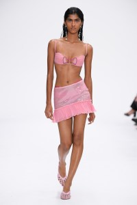 Runway at Nensi Dojaka RTW Spring 2023 on September 18, 2022 in London