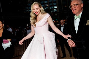 Gwendoline Christie and Giles Deacon