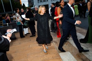 Amy Sedaris and Andy Cohen