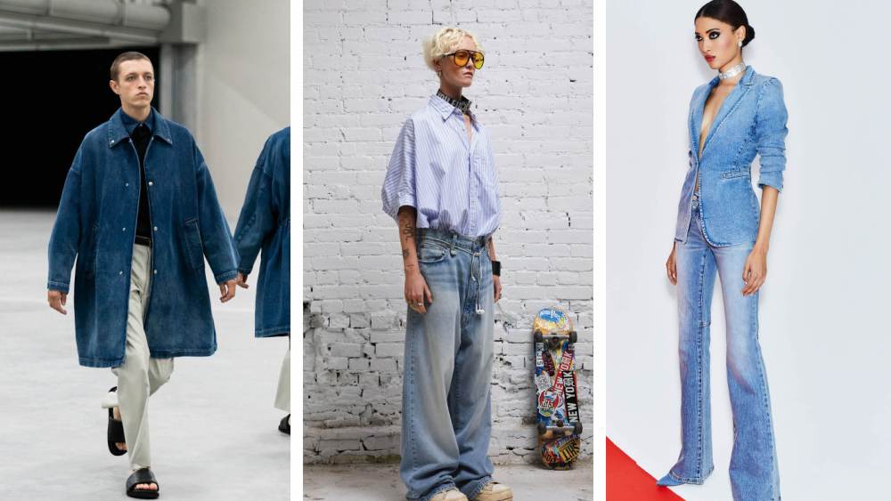 The Spring/Summer 2023 collections presented at New York Fashion Week were examples of the various roles that denim plays in setting trends and new sustainable partnerships.