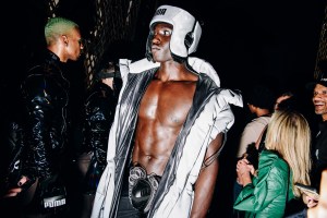 Models walk in the PUMA Futrograde collection.