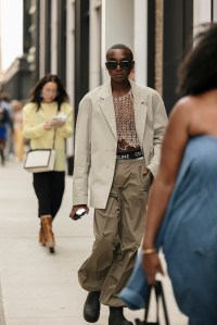 Street style at New York Fashion Week Spring 2023