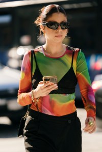 Street style at New York Fashion Week Spring 2023