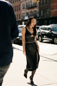 Street style at New York Fashion Week Spring 2023