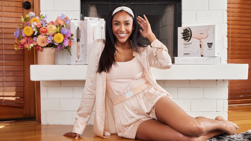 Tayshia Adams Teams with Conair and Scünci