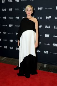 TORONTO, ONTARIO - SEPTEMBER 10: Michelle Williams attends "The Fabelmans" Premiere during the 2022 Toronto International Film Festival at Princess of Wales Theatre on September 10, 2022 in Toronto, Ontario. (Photo by Michael Loccisano/Getty Images)