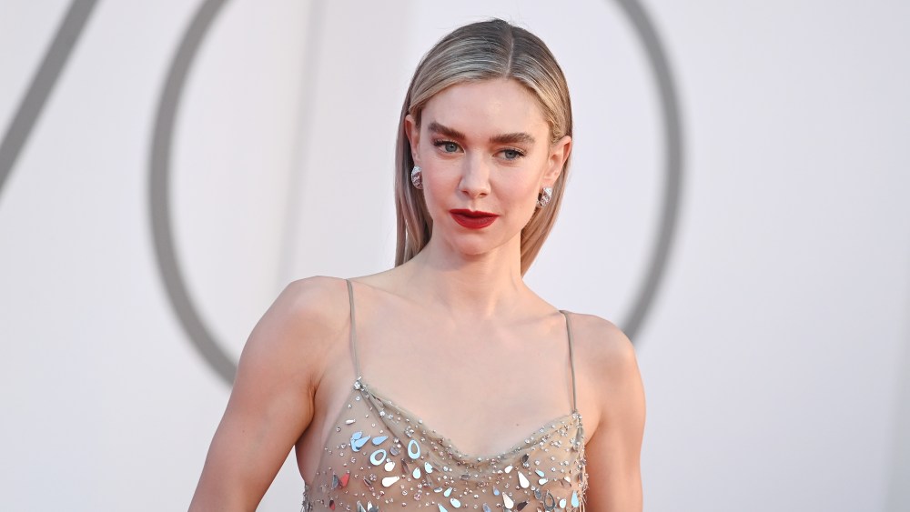 Vanessa Kirby attends "The Son" red carpet at the 79th Venice International Film Festival on Sept. 7 in Venice, Italy.
