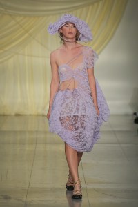 Runway at Yuhan Wang RTW Spring 2023 on September 18, 2022 in London