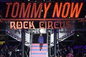 Hailey Baldwin walks the Tommy Hilfiger Spring 2018 show.
