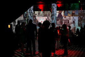 The scene at the Guess 40-Year Anniversary party.