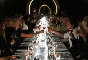 LOS ANGELES, CALIFORNIA - OCTOBER 20: Guests are seen as Dom Pérignon and Lady Gaga pursue their creative dialogue at Sheats Goldstein Residence on October 20, 2022 in Los Angeles, California. (Photo by Kevin Mazur/Getty Images for Dom Pérignon)