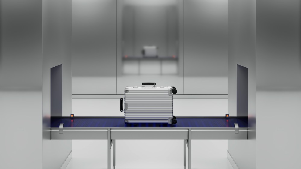 Rimowa suitcase.