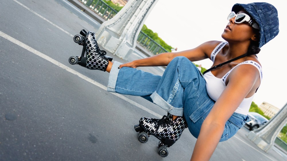 Karl Lagerfeld X Impala rollerskates