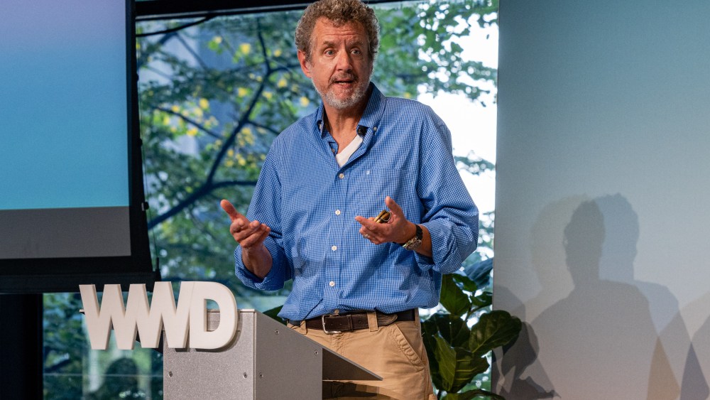Miraval Berkshires meditation specialist Will Boyce leads a session at WWD's Wellness Forum.