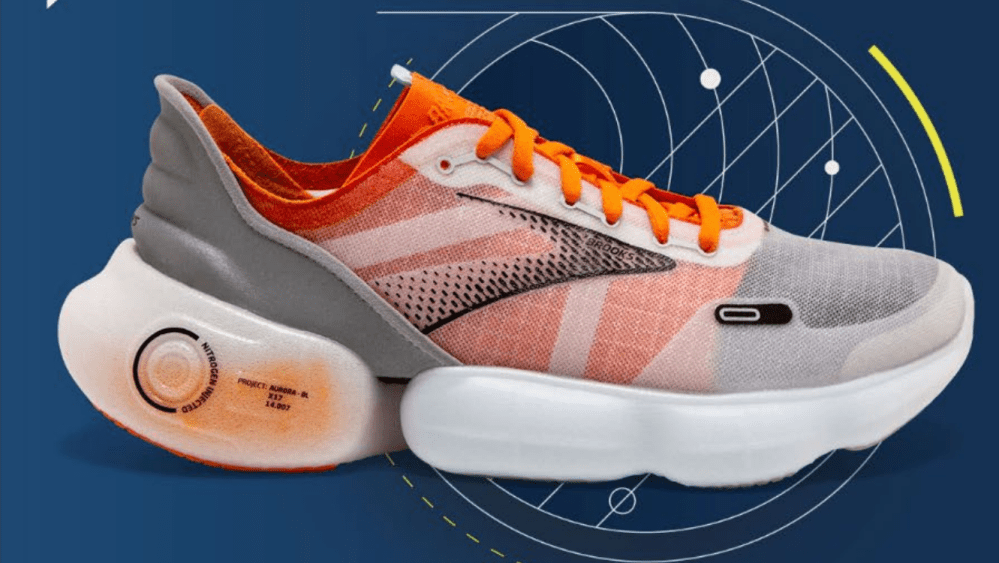 Brooks' Aurora BL is a sneaker targeted by Puma for alleged infringement on its D075 design patent.