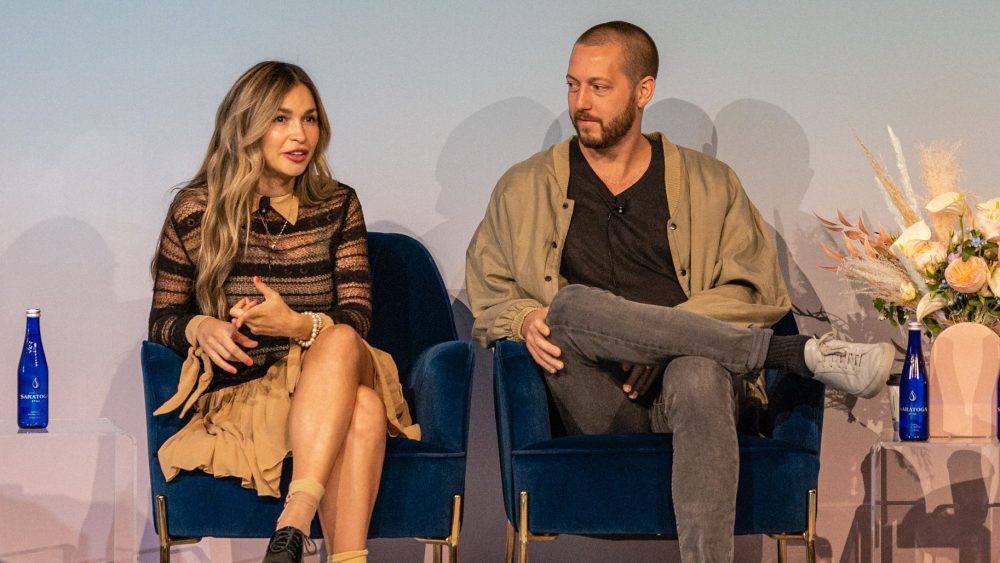 Bala founders Natalie Holloway and Maximilian Kislevitz speak at WWD's Wellness Forum.