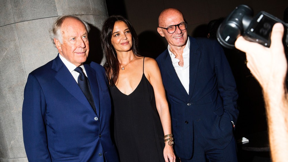 Nicola Bulgari, Katie Holmes and Herve Perrot