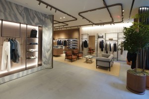 Inside Canali’s new Madison Avenue store.